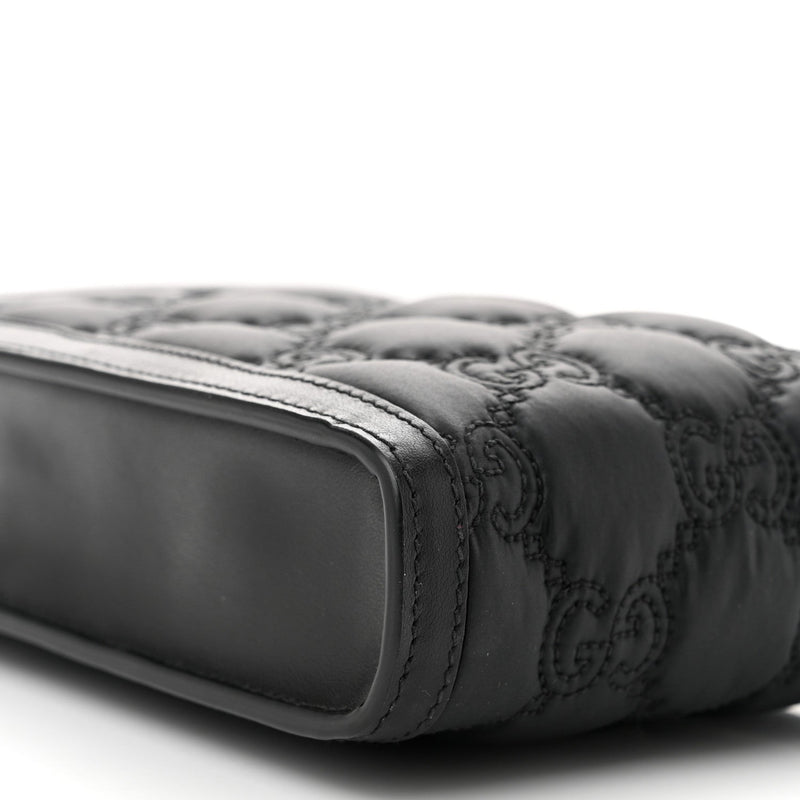 Nylon Calfskin Enamel Gg Matelasse Mini