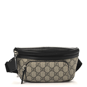 Gg Supreme Belt Bag Black