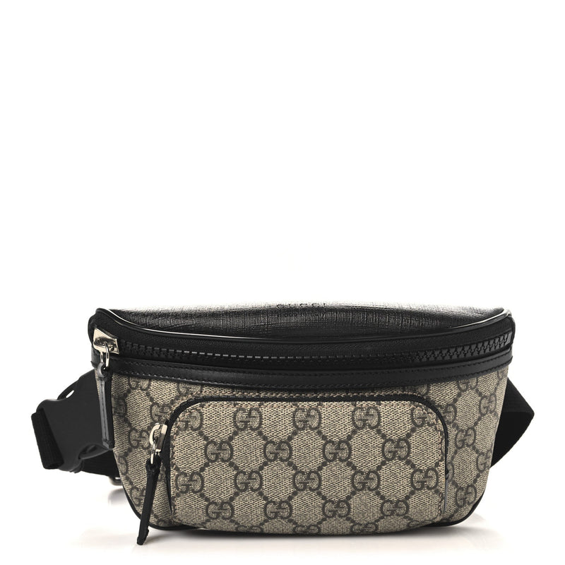 Gg Supreme Belt Bag Black