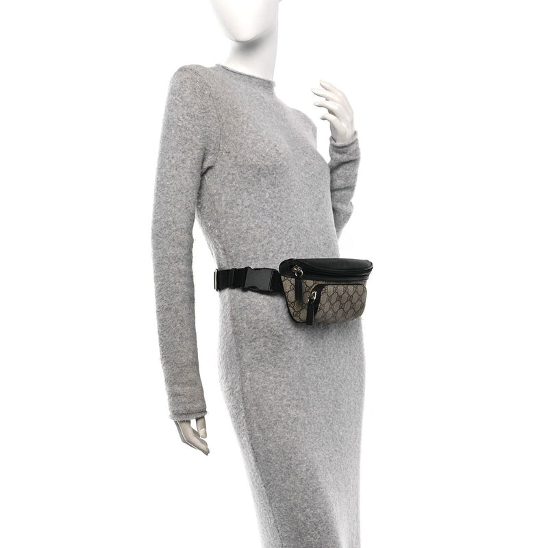 Gg Supreme Belt Bag Black