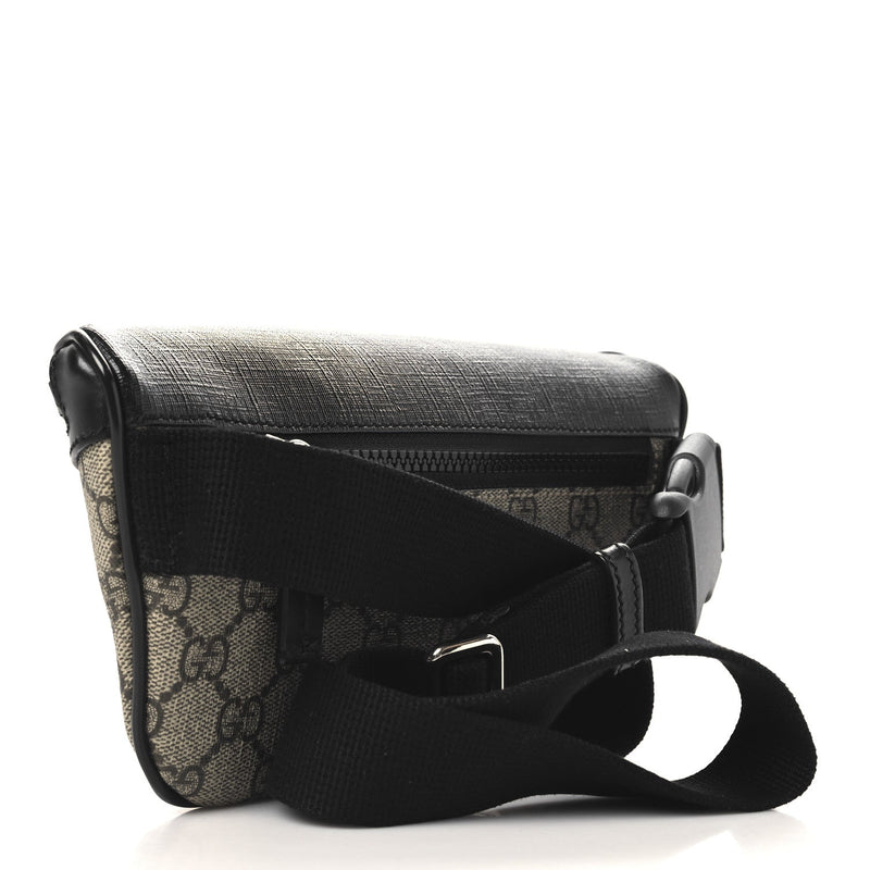 Gg Supreme Belt Bag Black