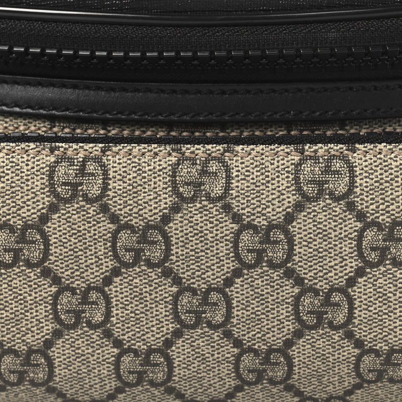 Gg Supreme Belt Bag Black