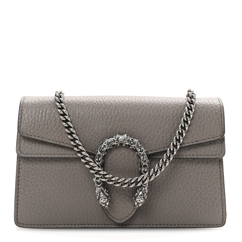Dollar Calfskin Crystal Super Mini