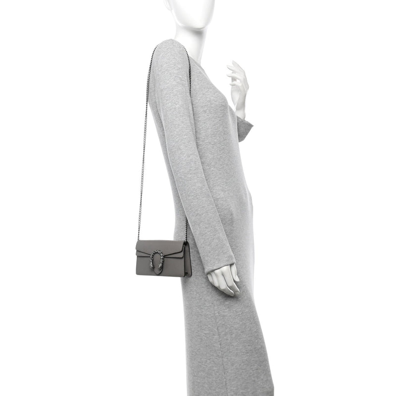 Dollar Calfskin Crystal Super Mini