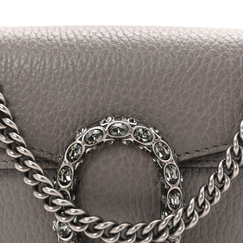 Dollar Calfskin Crystal Super Mini