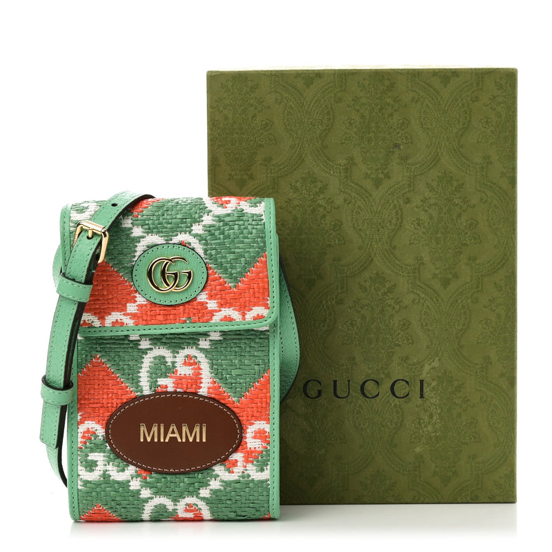 Straw Textured Dollar Calfskin Miami