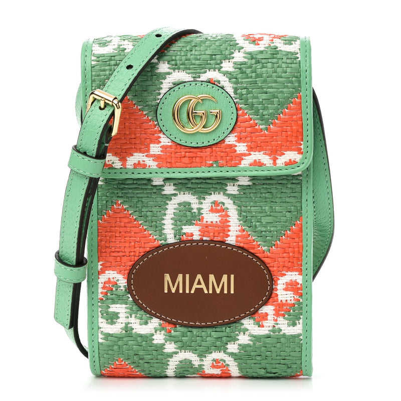 Straw Textured Dollar Calfskin Miami