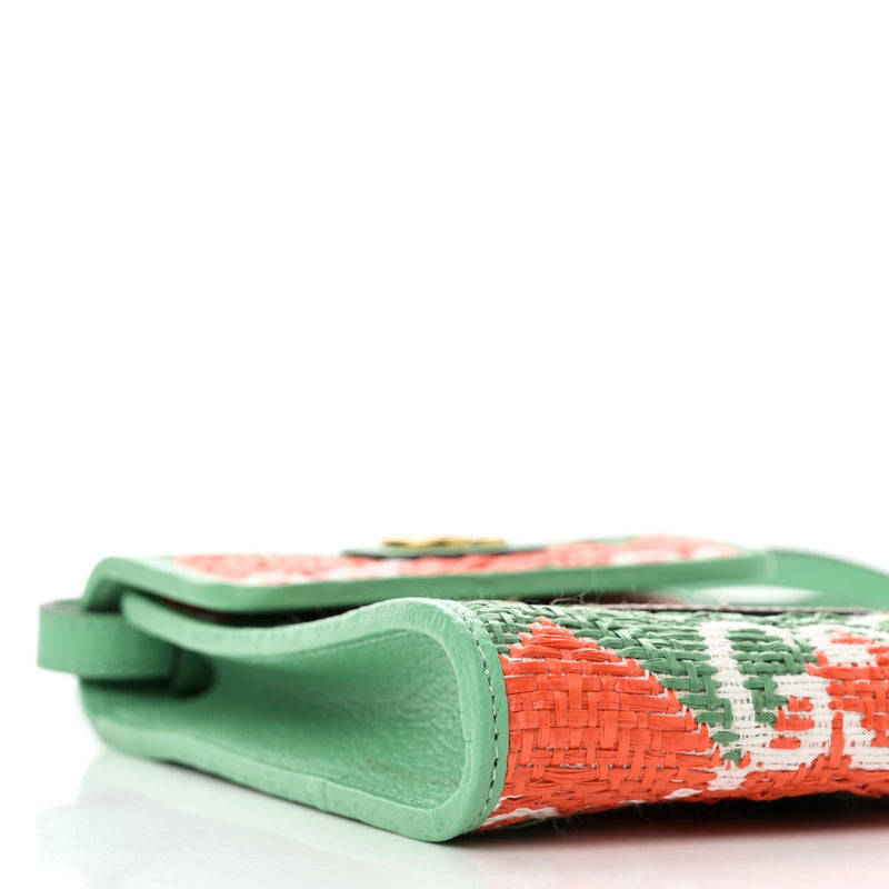 Straw Textured Dollar Calfskin Miami