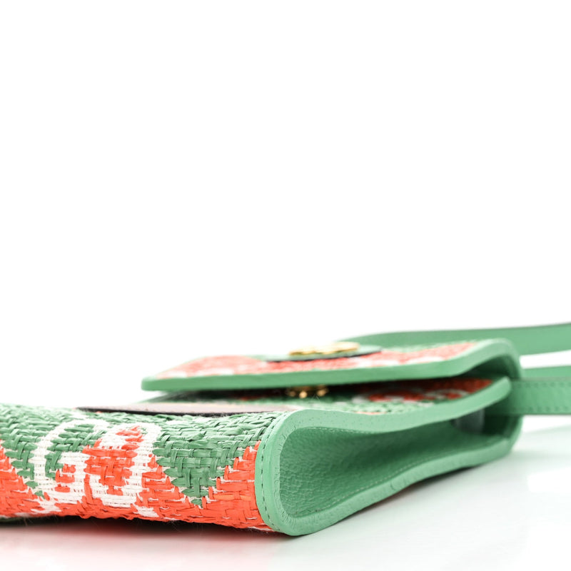 Straw Textured Dollar Calfskin Miami