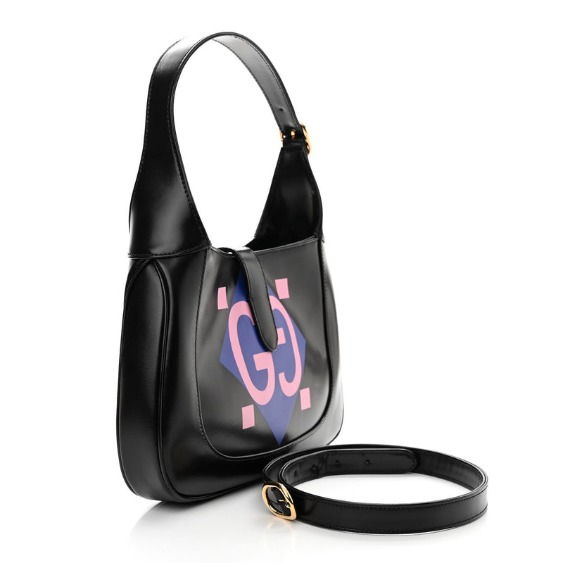 Calfskin Geometric Small Jackie Hobo