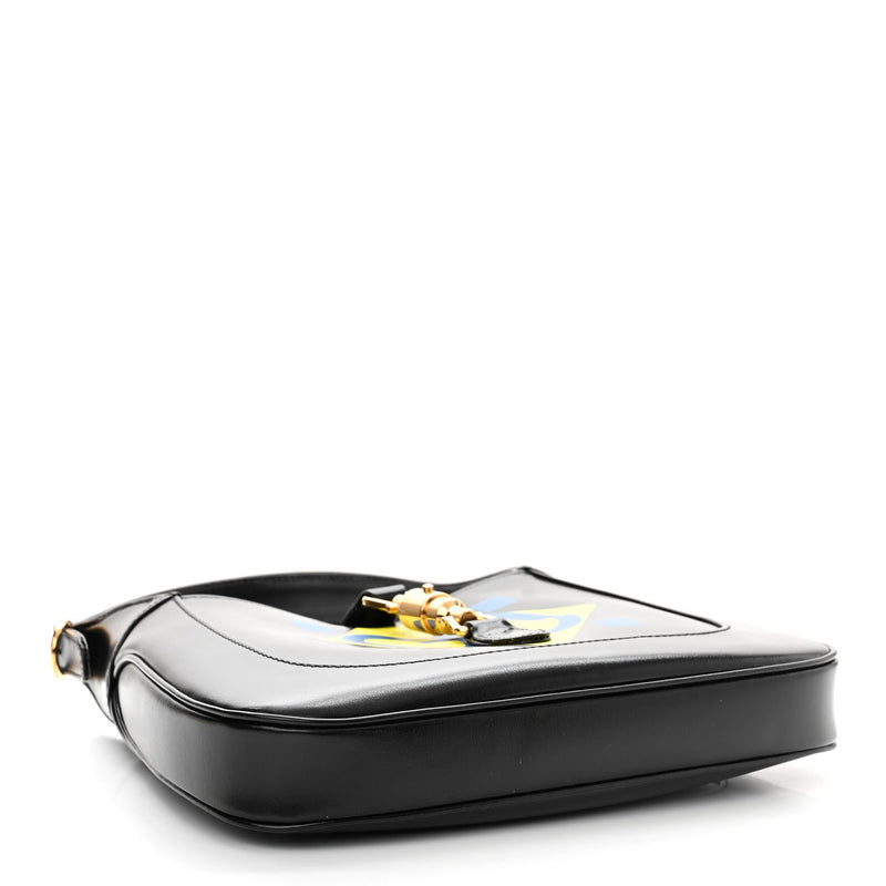 Calfskin Geometric Small Jackie Hobo