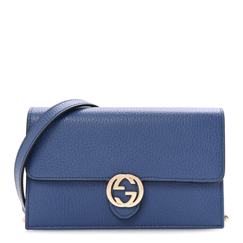 Dollar Calfskin Interlocking G Chain