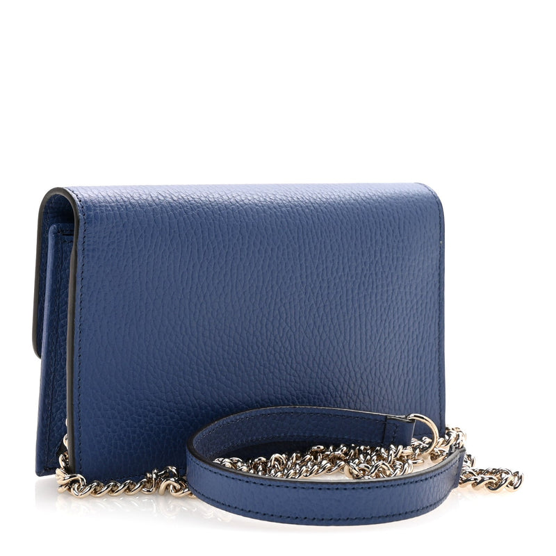 Dollar Calfskin Interlocking G Chain