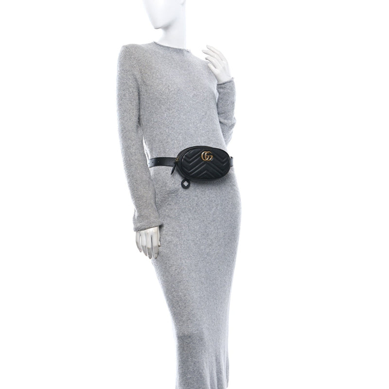 Calfskin Matelasse Gg Marmont Belt Bag