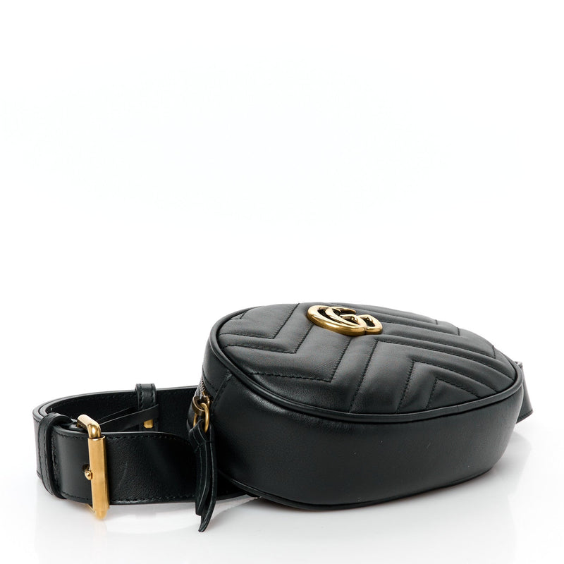 Calfskin Matelasse Gg Marmont Belt Bag