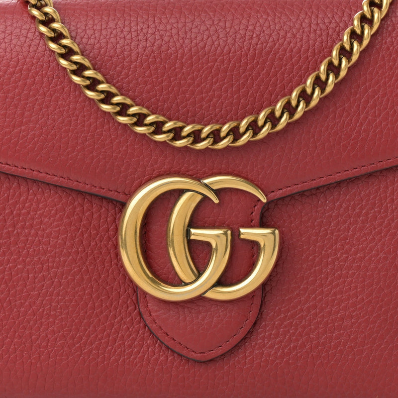 Calfskin Gg Marmont Chain Wallet