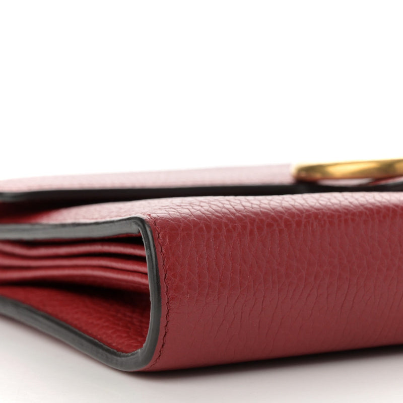 Calfskin Gg Marmont Chain Wallet