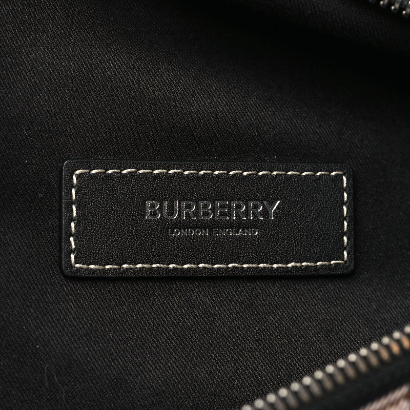 E-Canvas Check Cason Bum Bag Dark Birch