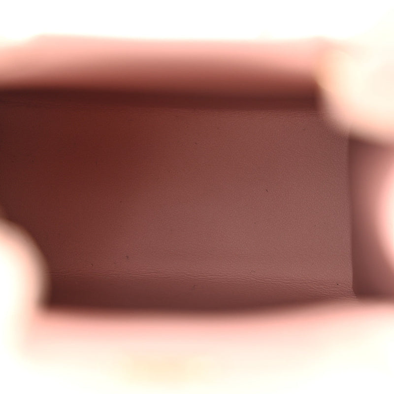 Grainy Calfskin Micro Frances Tote Dusky