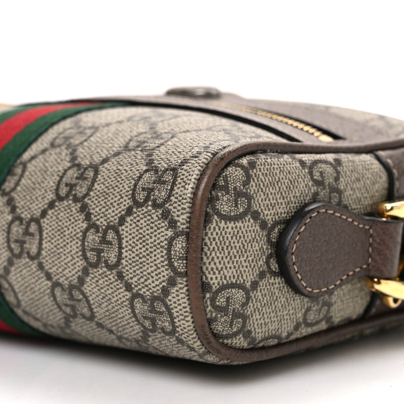 Gg Supreme Web Mini Ophidia Shoulder Bag