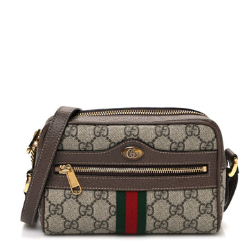 Gg Supreme Web Mini Ophidia Shoulder Bag