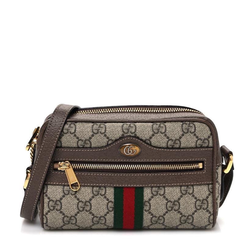 Gg Supreme Web Mini Ophidia Shoulder Bag