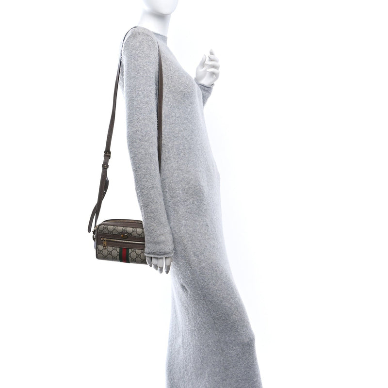 Gg Supreme Web Mini Ophidia Shoulder Bag