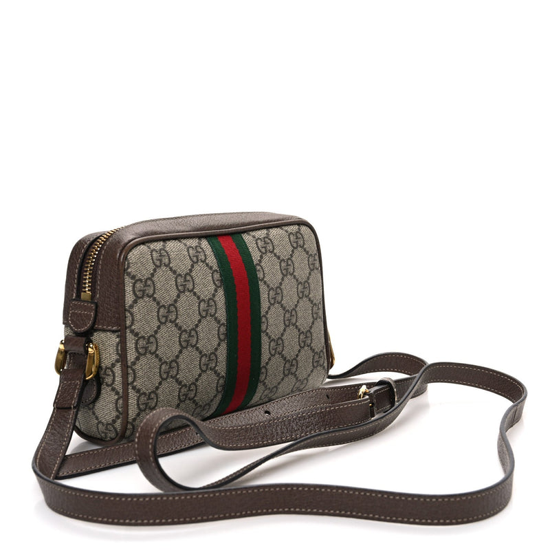 Gg Supreme Web Mini Ophidia Shoulder Bag