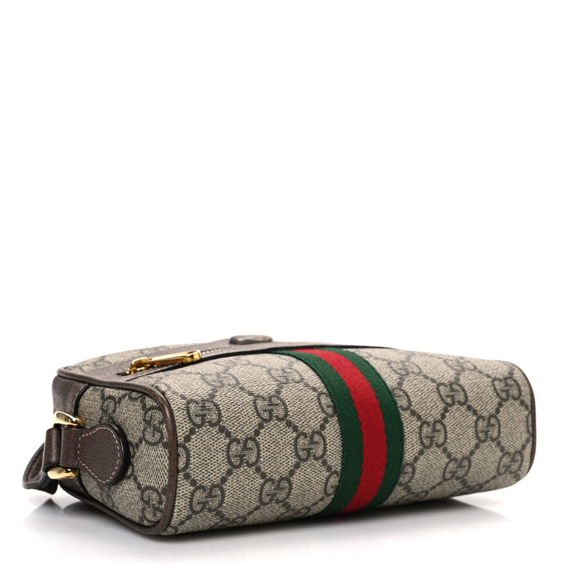 Gg Supreme Web Mini Ophidia Shoulder Bag