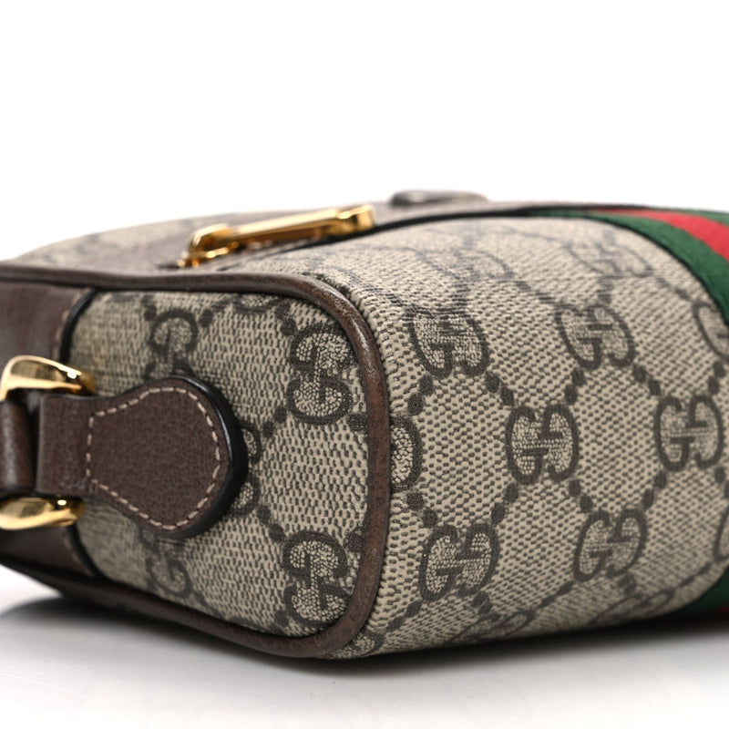 Gg Supreme Web Mini Ophidia Shoulder Bag