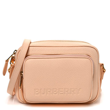 Grained Calfskin Small Camera Bag Peach