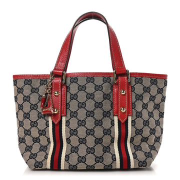 Small Jolicoeur Tote Navy Red