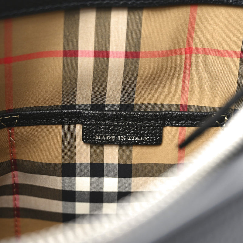 Derby Calfskin Medium Banner Tote Black