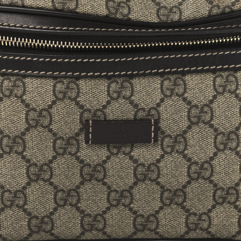 Gg Supreme Belt Bag Dark Brown