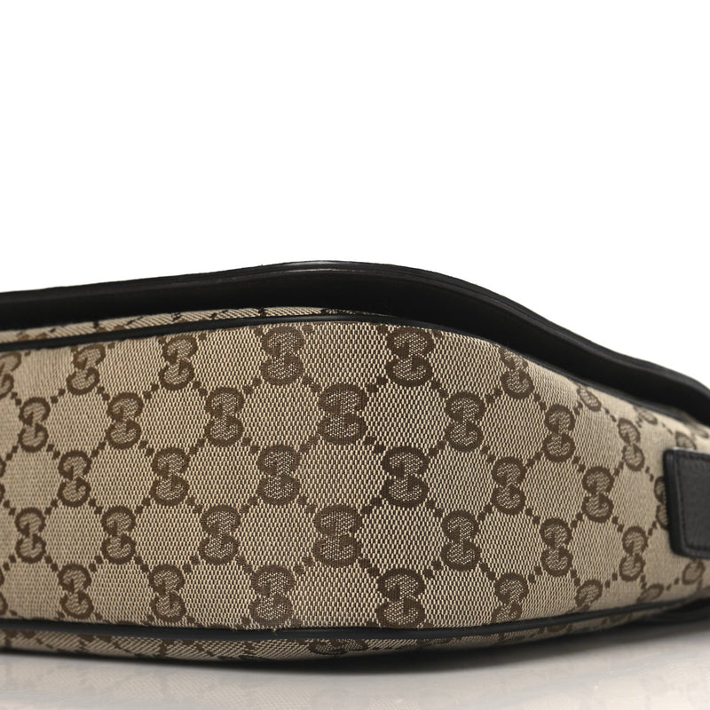 Large Flap Messenger Bag Beige Dark