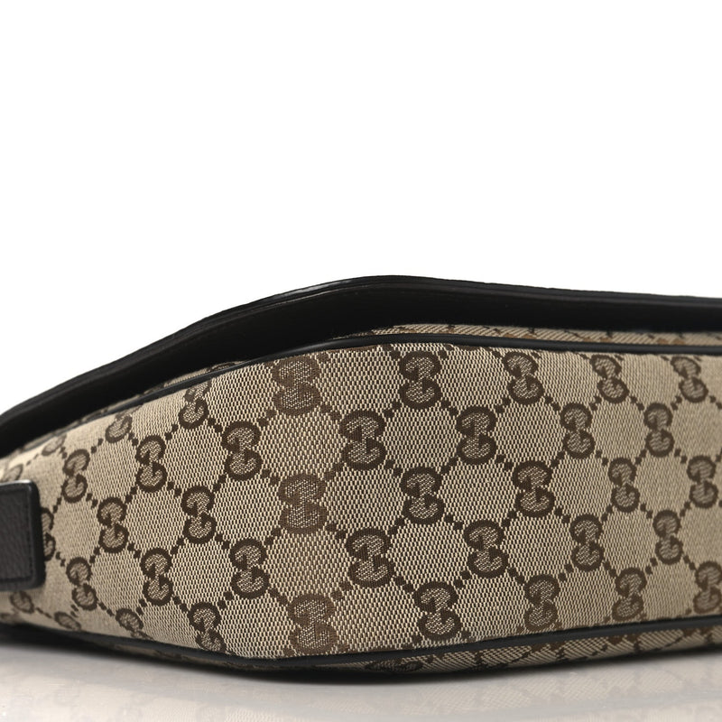 Large Flap Messenger Bag Beige Dark