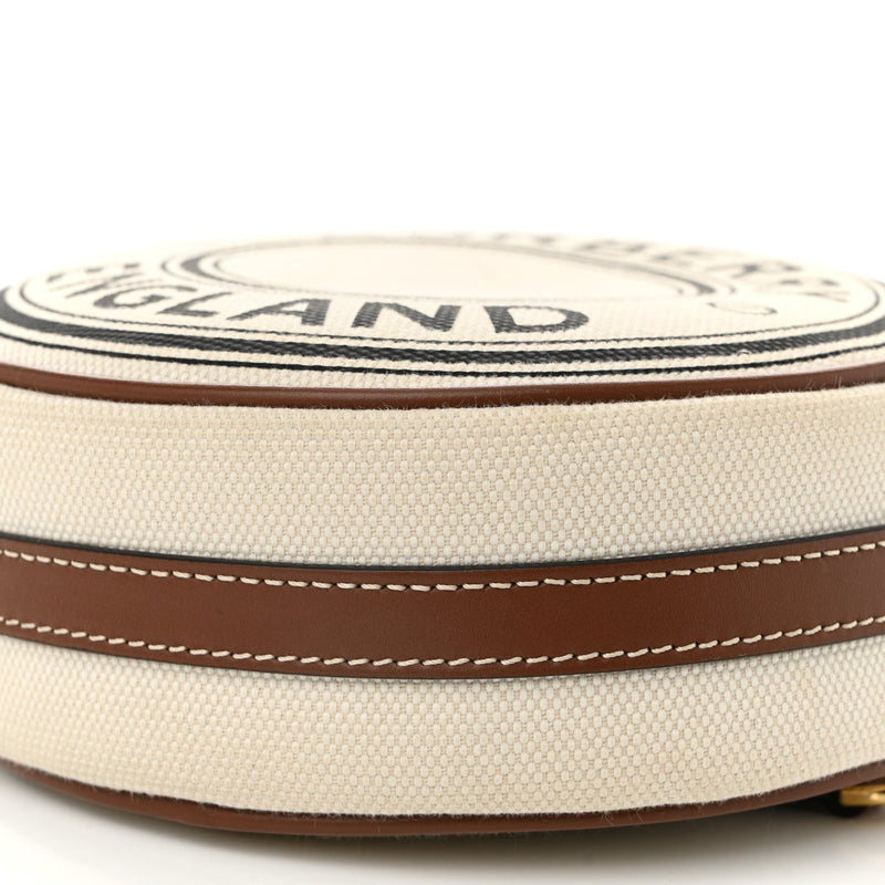 Canvas Calfskin Louise Bag Natural