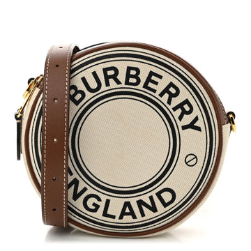 Canvas Calfskin Louise Bag Natural