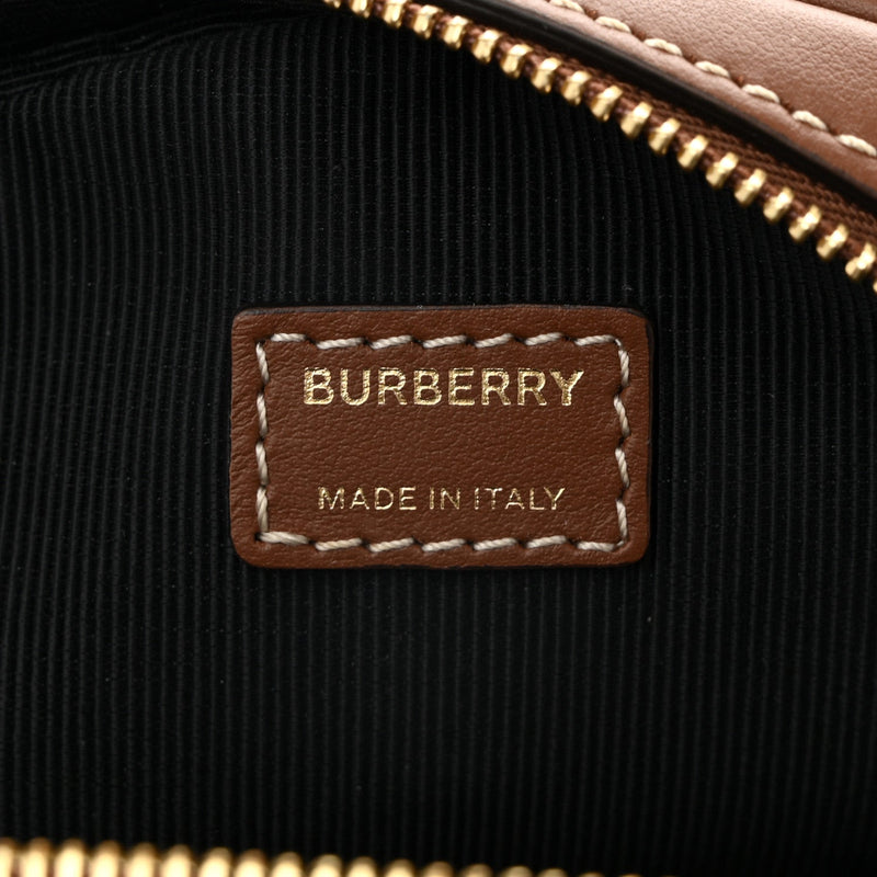 Canvas Calfskin Louise Bag Natural