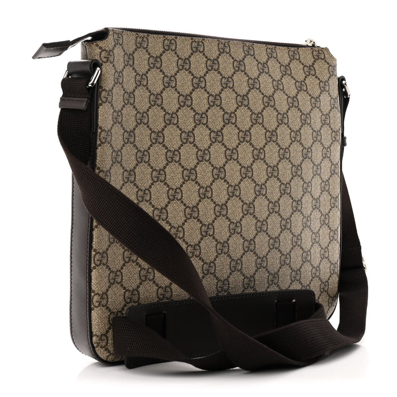Gg Supreme Medium Flat Messenger Bag