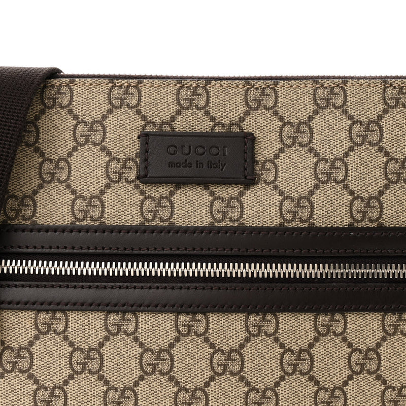 Gg Supreme Medium Flat Messenger Bag