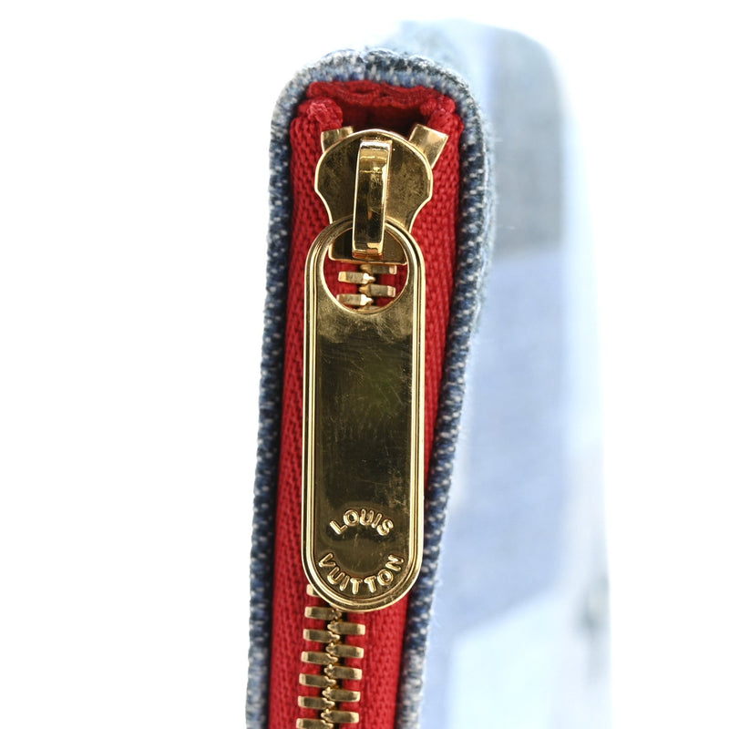 Denim Patchwork City Pouch Blue Rouge