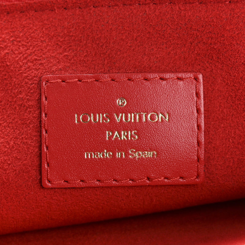 Denim Patchwork City Pouch Blue Rouge