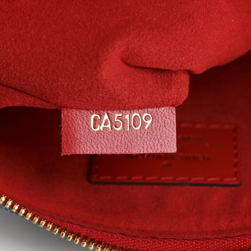 Denim Patchwork City Pouch Blue Rouge