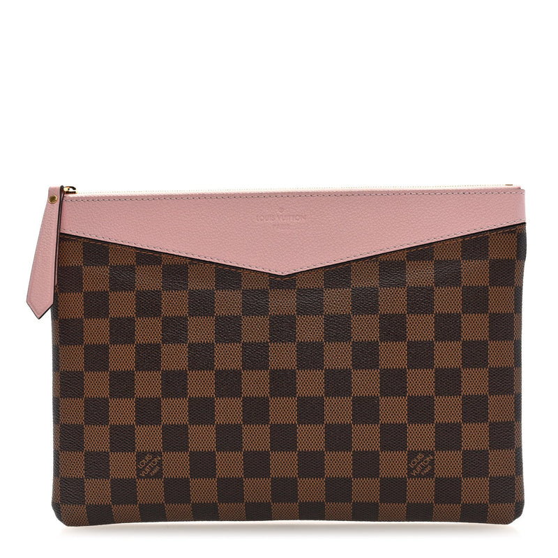 Damier Ebene Daily Pouch Rose Poudre