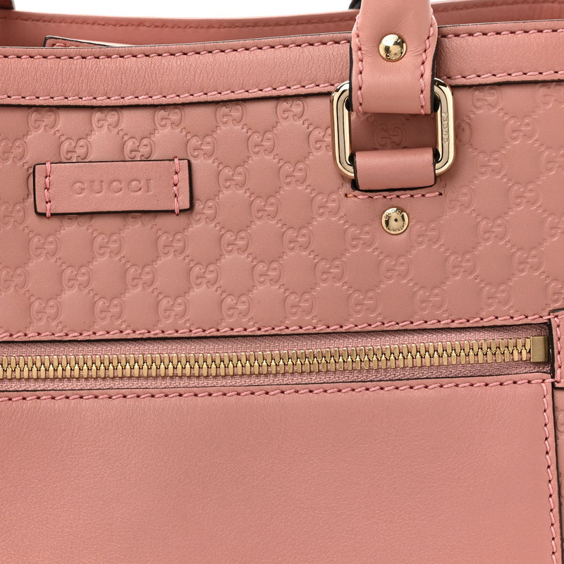 Soft Microguccissima Medium Tote Pink