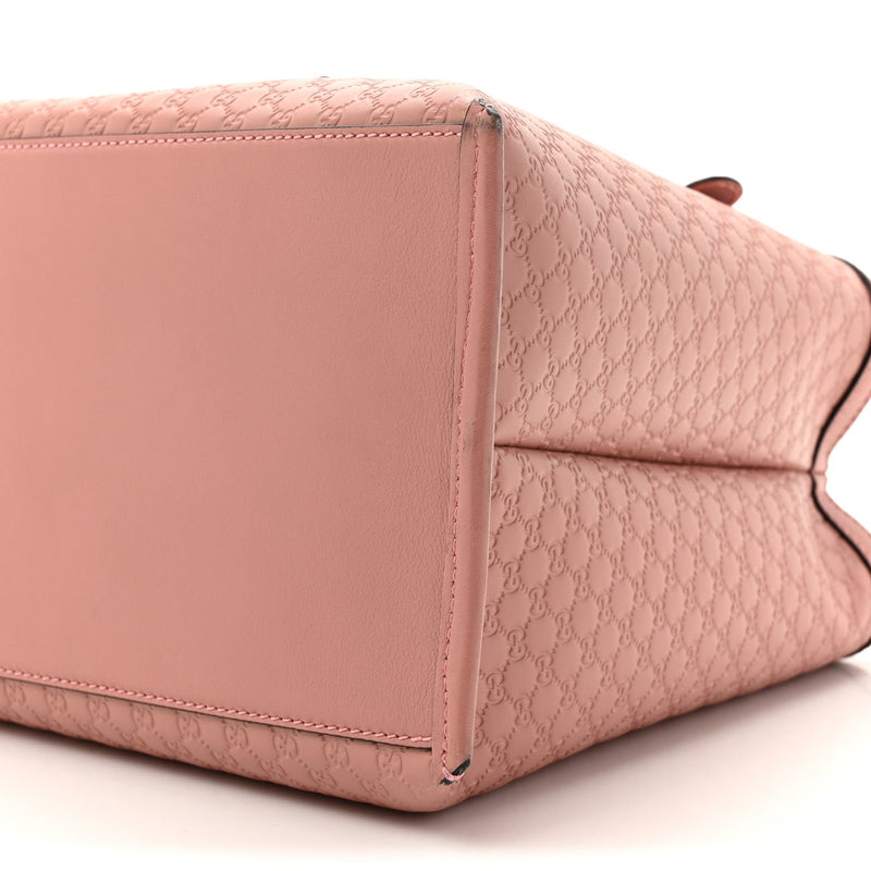 Soft Microguccissima Medium Tote Pink