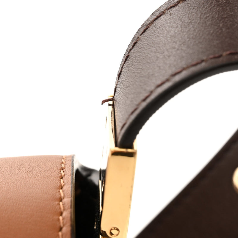 Calfskin Small Two-Tone Olympia Shoulder