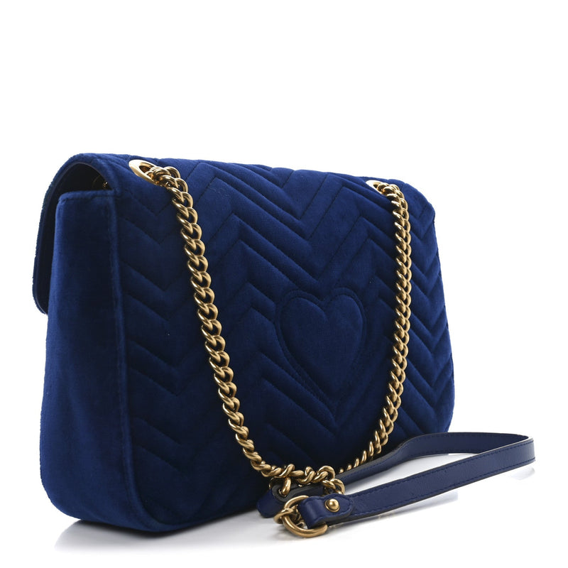 Velvet Matelasse Medium Gg Marmont