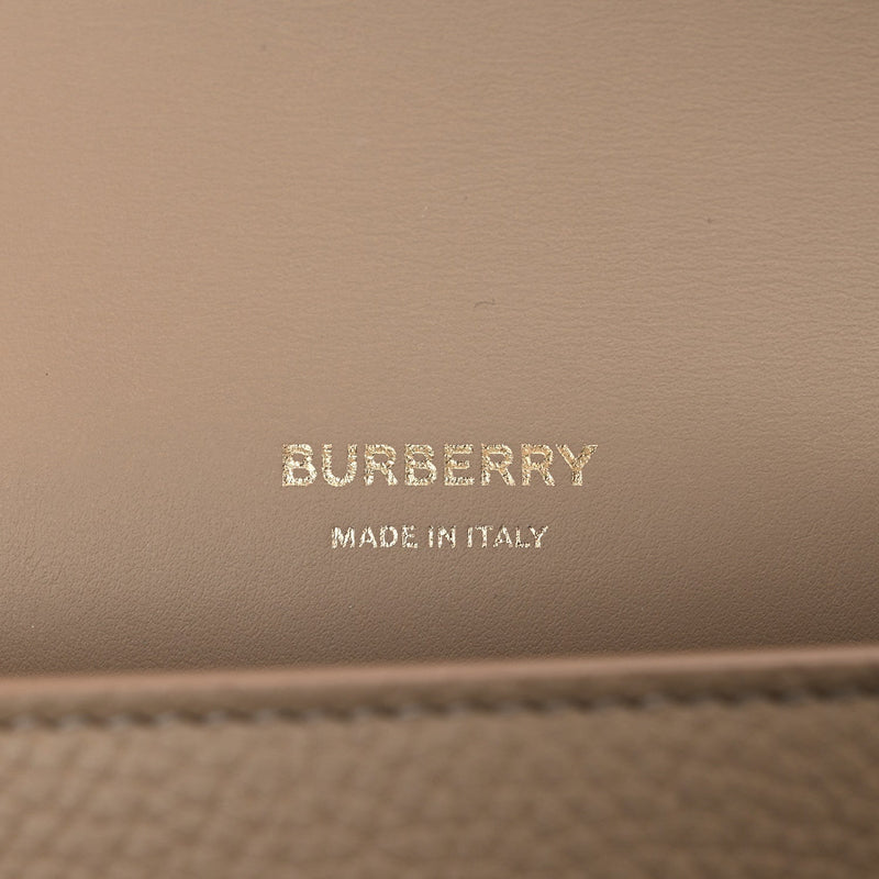 Grainy Calfskin Small Tb Bag Rose Beige